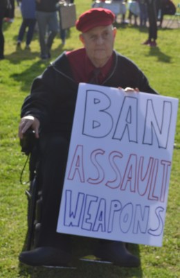 Ben Rockwell at Long Beach March for Our Lives